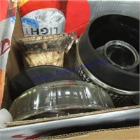 Jar, bread pan, ice chest