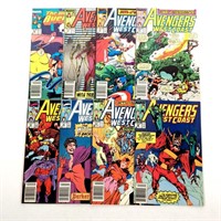 8 Avengers West Coast 75¢-$1.25 Comics