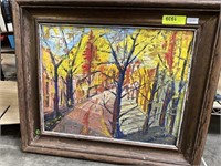 ORIGINAL OIL ON BOARD PAINTING NORMAN COLSON