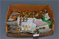 Larger Box of Military and Other Uniform Buttons