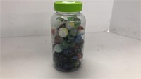 Jar of shooter marbles