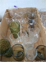 Lot of glassware as shown & 2 small pitchers