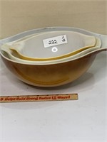 (3) Graduating Vintage Pyrex Cinderella Bowls