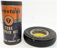 LOT Automotive Tin & Ashtray Firestone Good Year