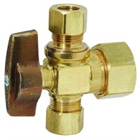 $25  1/2 in. Inlet x 3/8 in. Dual Outlet Valve