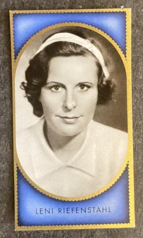 LENI RIEFENSTAHL: Antique Tobacco Card (1936)