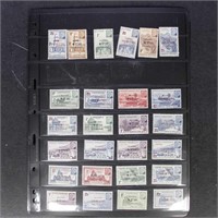 Greece Stamps Mint Hinged and Used on pages in