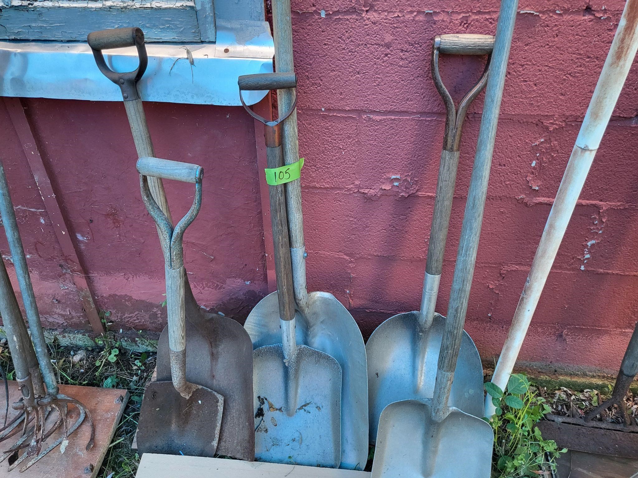 Shovels  aluminum & steel