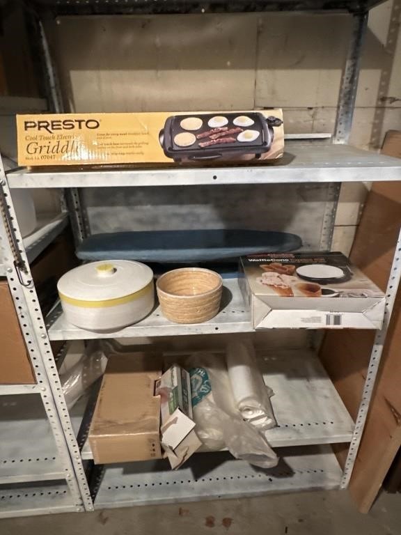 Entire shelf, griddle, waffle, cone, Food saver