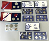 Mint Quarter Sets & Silver Proof Sets.