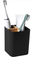 BAMBOO TOOTHBRUSH HOLDER FOR BATHROOMS