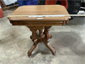 Vintage table on rollers
