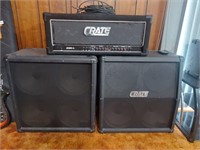 Crate G1600XL Full Stack Guitar Amp and Speakers.