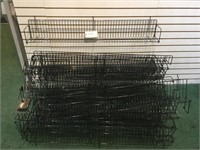 Lot of 25 Slat Board Wire Wall Baskets