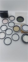 Lot of 12 Different 52mm Camera Filters
