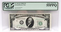 1950B $10 FEDERAL RSV NOTE PCGS 55PPQ