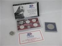 2006 Silver Proof Quarter Set, Buffalo Nickel etc