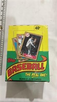 1987 Topps baseball the real one bubble gum cards