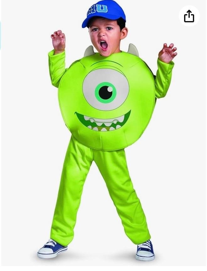 MONSTERS UNIVERSITY MIKE COSTUME