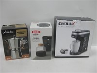 Coffee Related - OXO, Primula & Chulux w/ Boxes