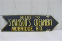 Swanson’s Creamery, Mobridge SD-embossed-SST