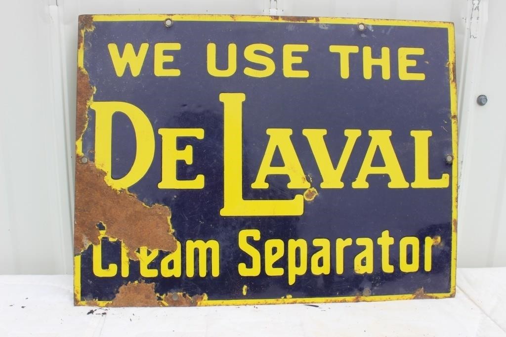 DeLaval Cream Separator- porcelain SS-16"x12"