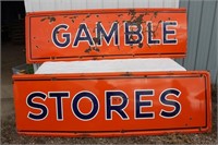 Gamble/ Stores-SST (2 signs) 94"x30"each