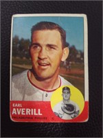 1963 TOPPS #139 EARL AVERILL PHILLIES VINTAGE