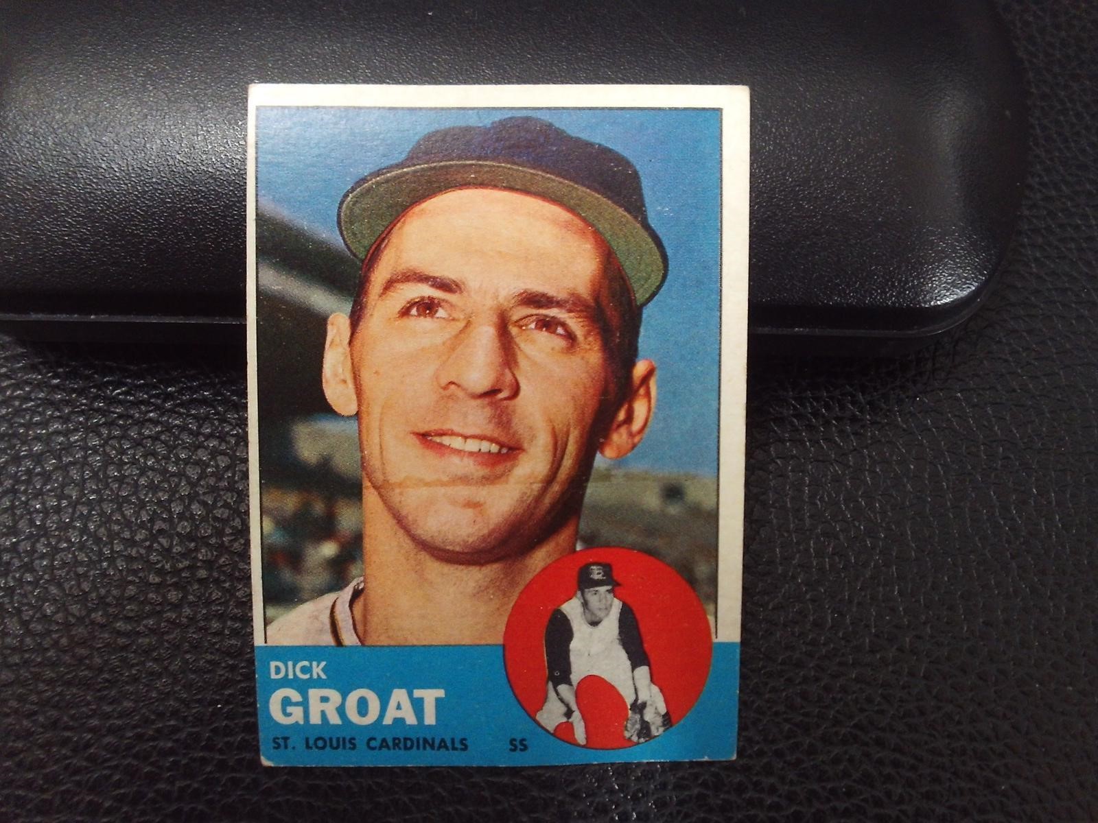 1963 TOPPS #130 DICK GROAT CARDINALS