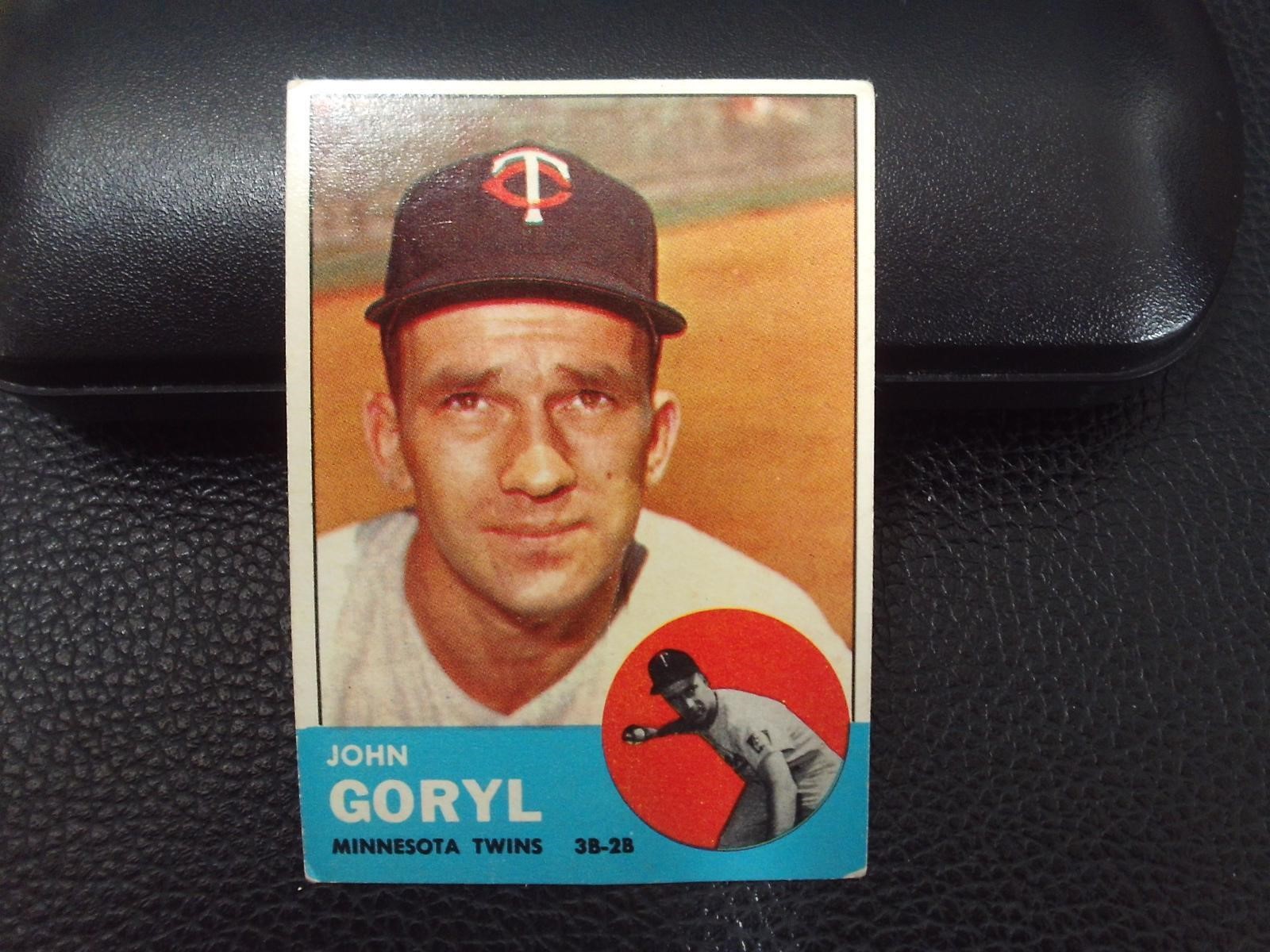 1963 TOPPS #314 JOHN GORYL MINNESOTA TWINS