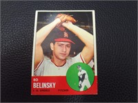 1963 TOPPS #33 BO BELINSKY ANGELS VINTAGE