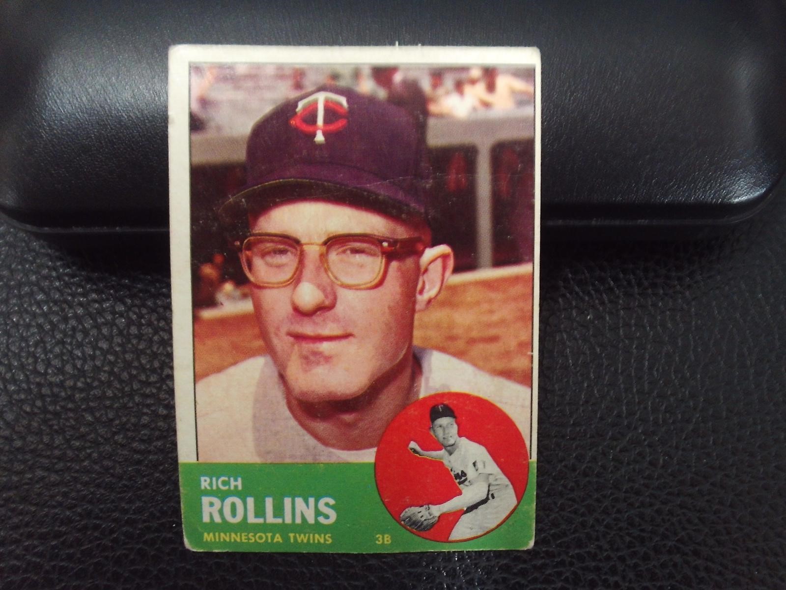 1963 TOPPS #110 RICH ROLLINS TWINS VINTAGE