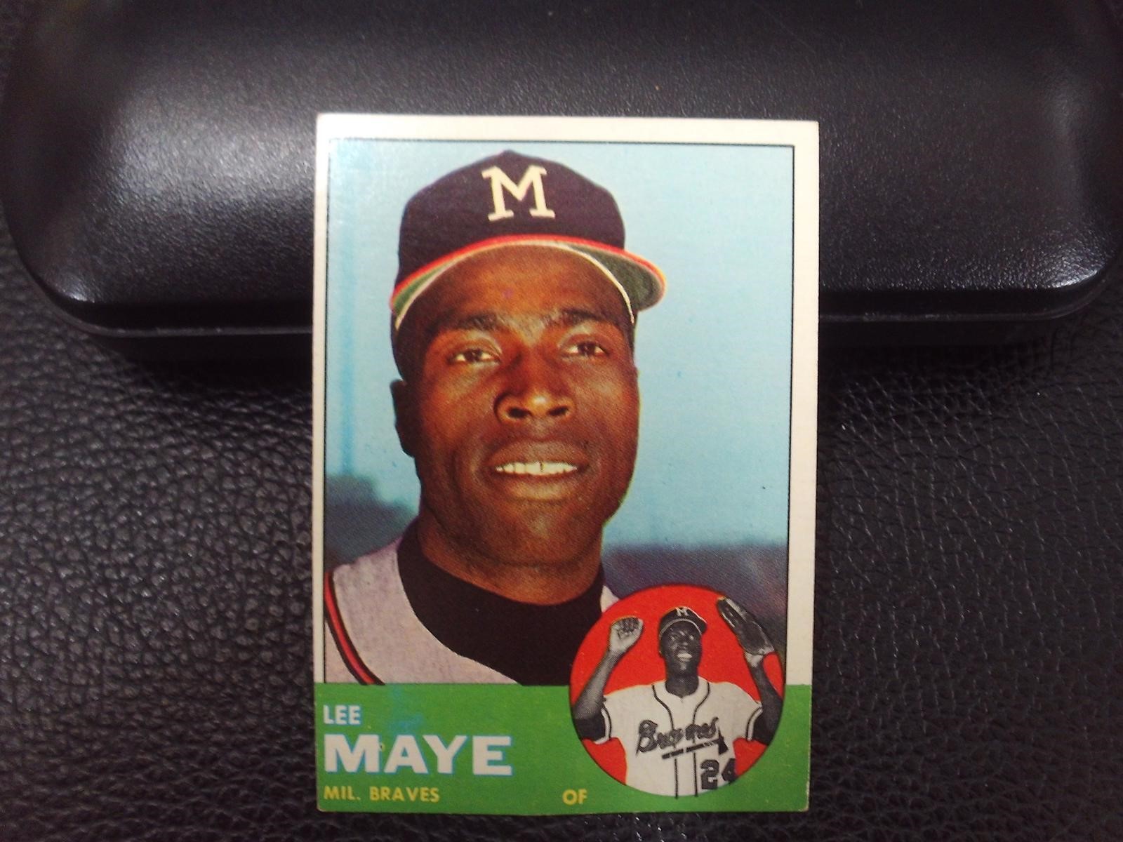 1963 TOPPS #109 LEE MAYE MILWAUKEE BRAVES