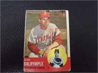 1963 TOPPS #192 CLAY DALRYMPLE PHILLIES