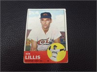 1963 TOPPS #119 BOB LILLIS HOUSTON COLT 45'S