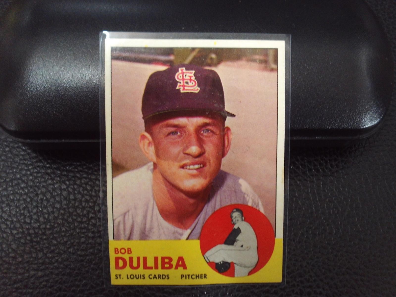 1963 TOPPS #97 BOB DULIBA CARDINALS VINTAGE