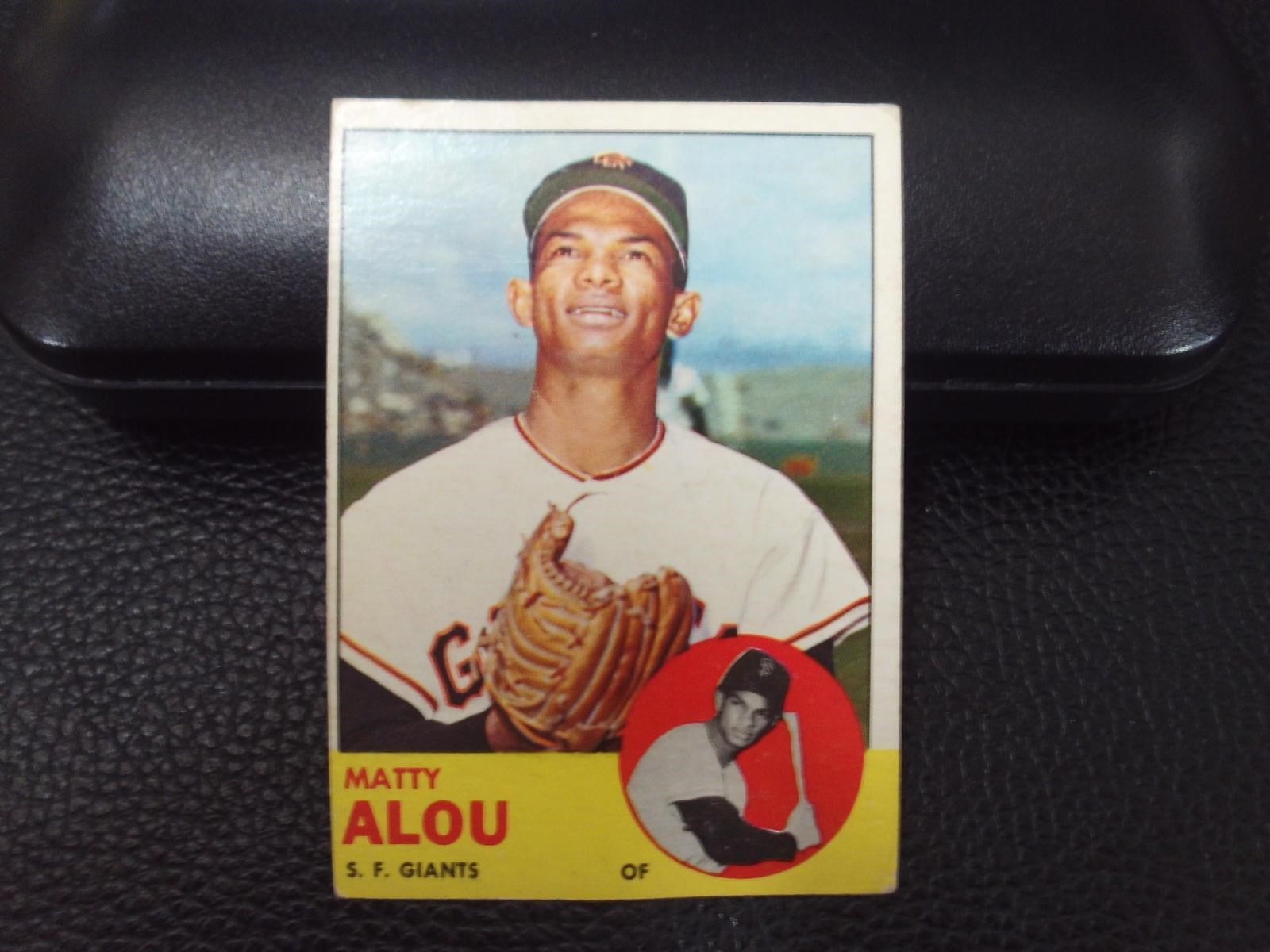 1963 TOPPS #128 MATTY ALOU GIANTS VINTAGE