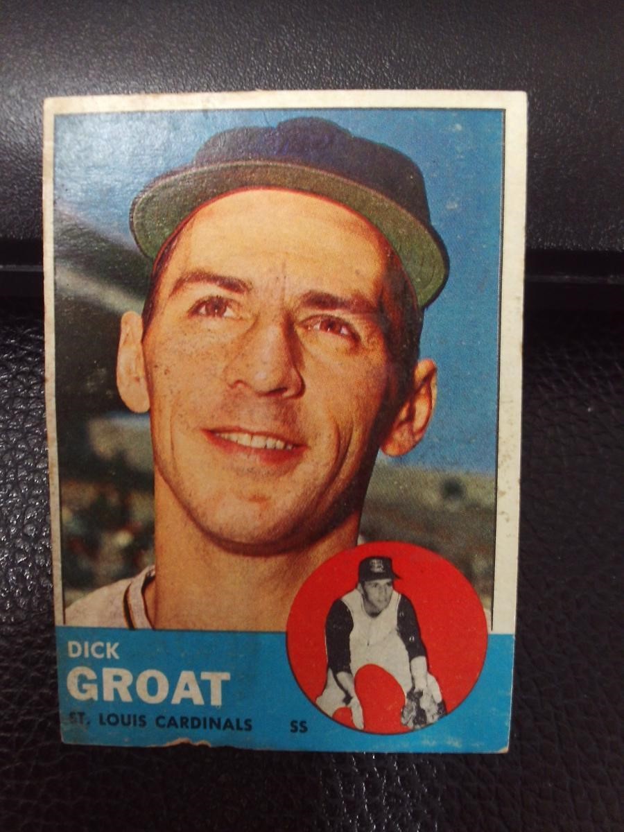 1963 TOPPS #130 DICK GROAT CARDINALS