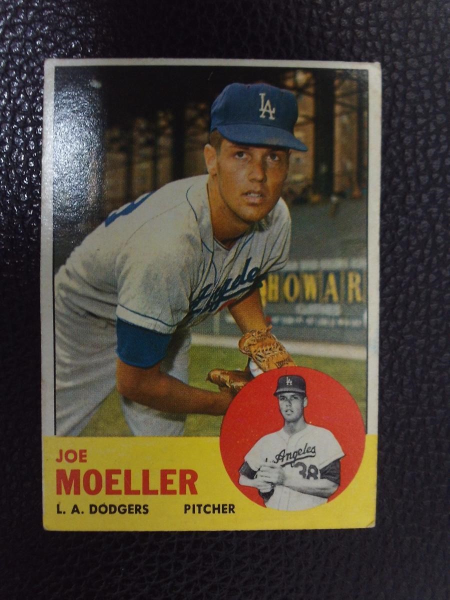 1963 TOPPS #53 JOE MOELLER DODGERS VINTAGE