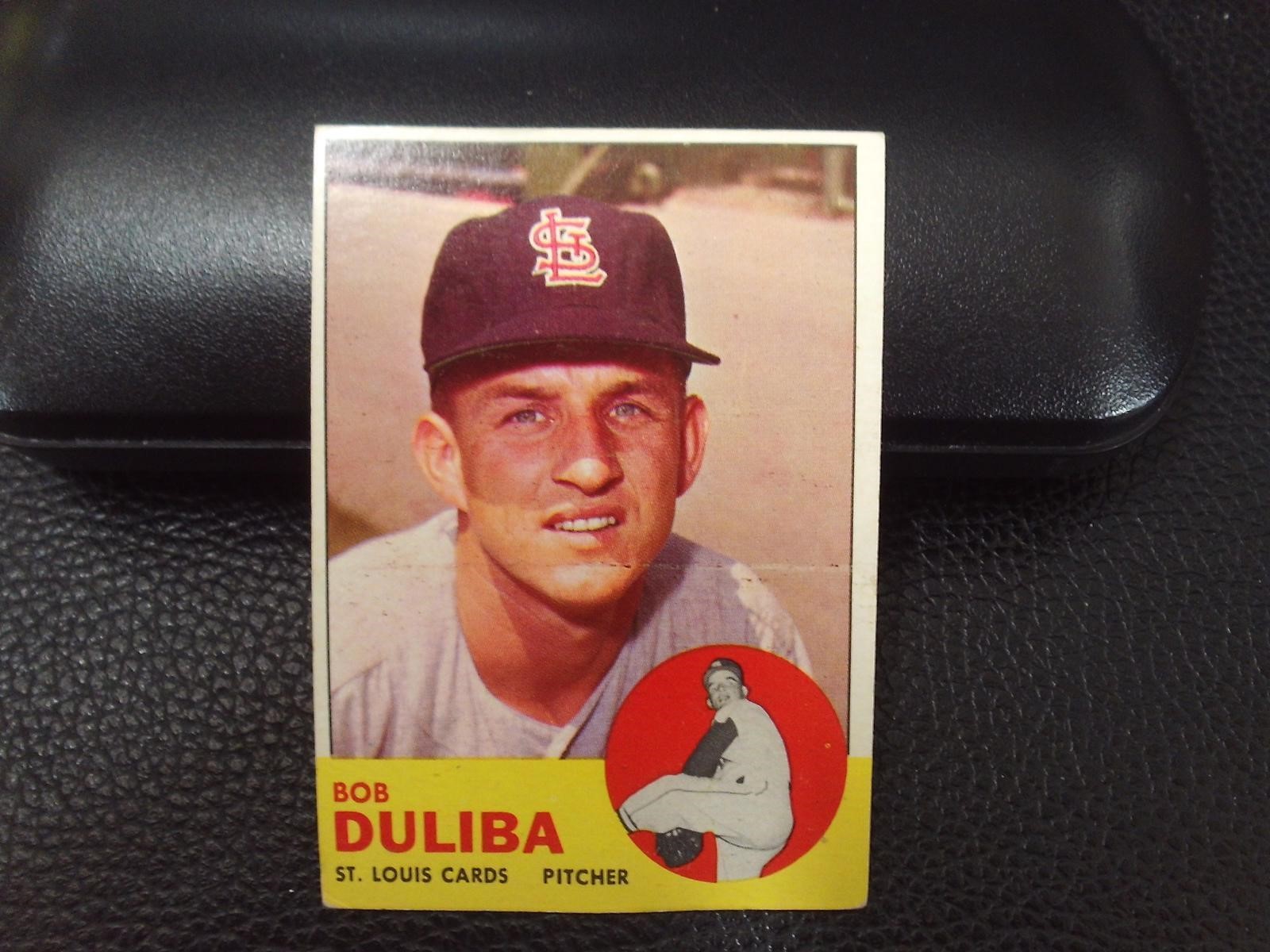 1963 TOPPS #97 BOB DULIBA CARDINALS VINTAGE