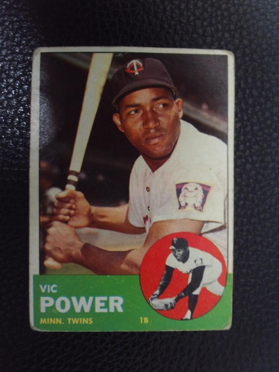 1963 TOPPS #40 VIC POWER MINNESOTA TWINS