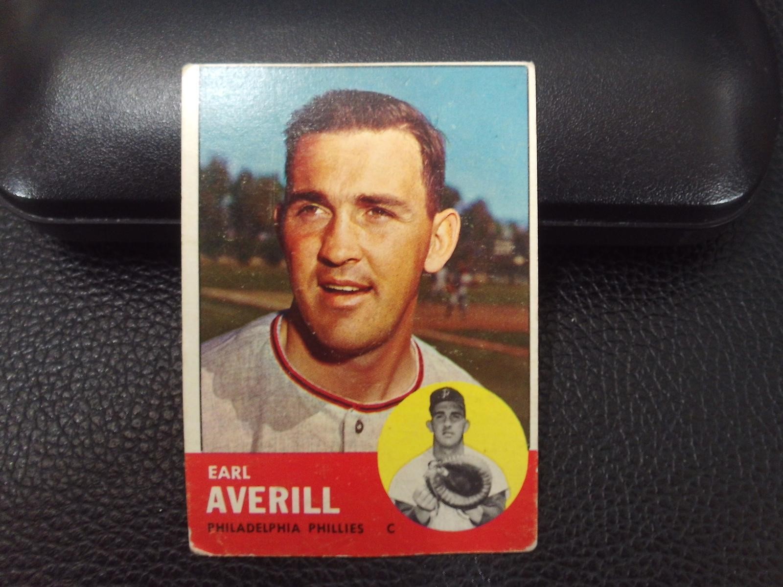 1963 TOPPS #139 EARL AVERILL PHILLIES VINTAGE