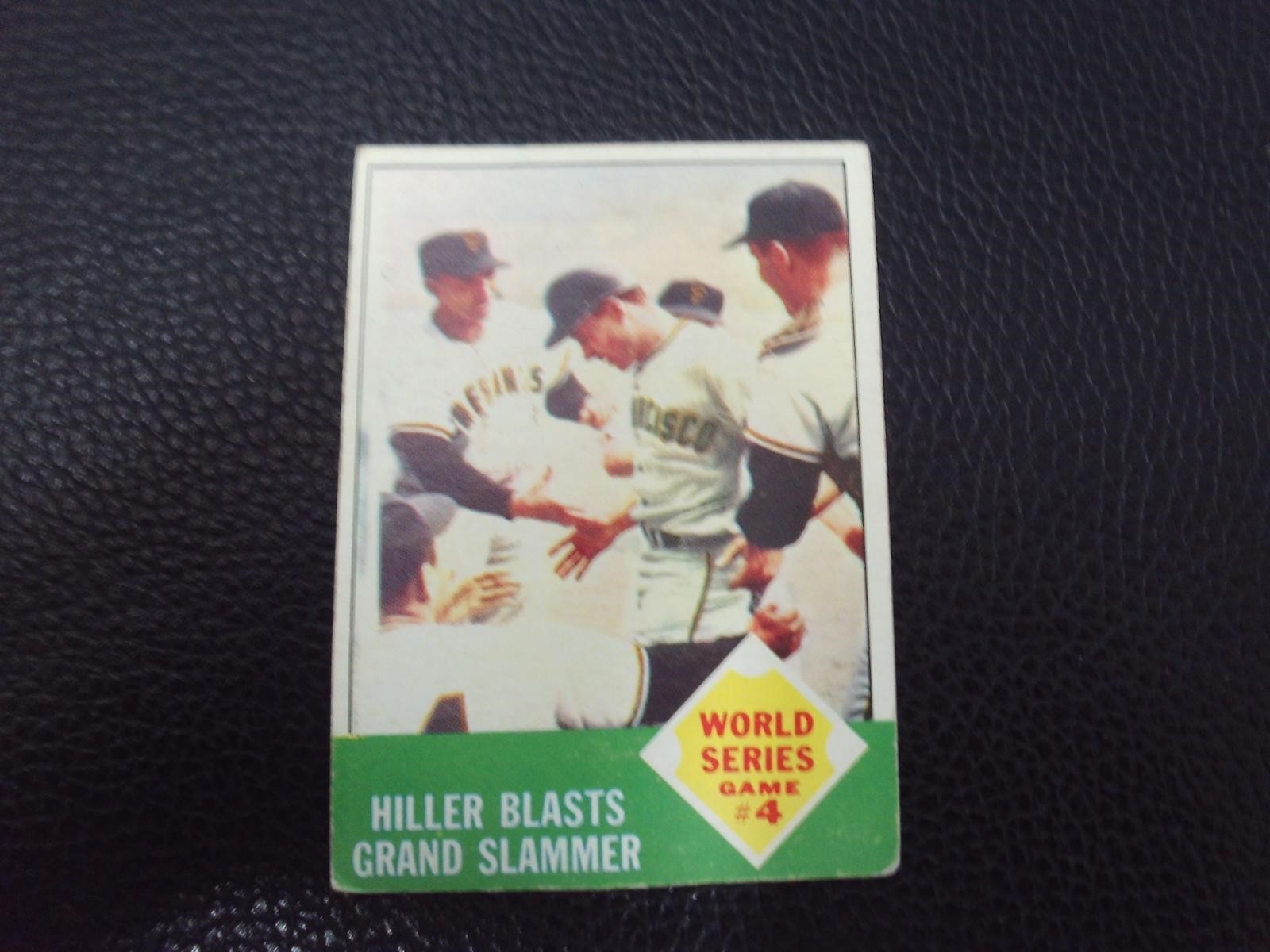 1963 TOPPS #145 1962 WORLD SERIES GAME 4