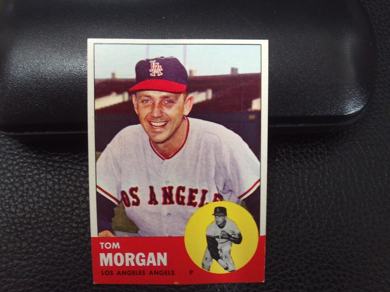 1963 TOPPS #421 TOM MORGAN ANGELS VINTAGE