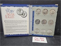 35 US Mint Silver Eagle Dollar Coins 1986-2020