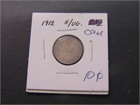 1912 Canadian 10 Cent Coin