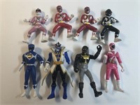 8 Power Ranger Action Figures