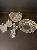 CRYSTAL AND CUT GLASS LOT