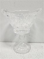 Gorgeous Crystal Glass Stemmed Bowl