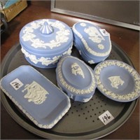 5PC OF WEDGEWOOD COLLECTABLES